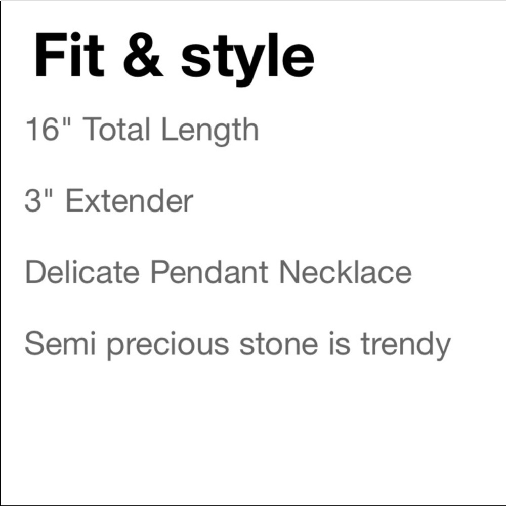 Universal Thread Semi-Precious Howlite Necklace16” - Picture 8 of 8